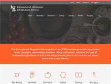 Tablet Screenshot of glutamate.org